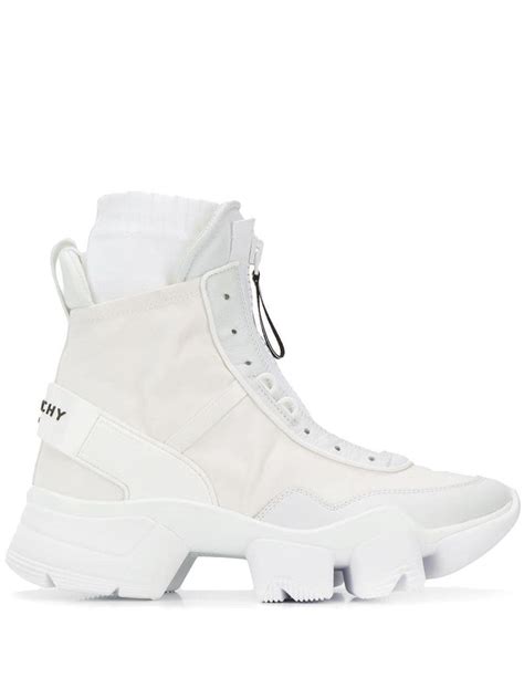 givenchy city high sneakers|Givenchy jaw high white sneakers.